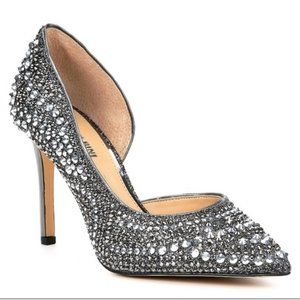 Gianni Bini Silver Studded Pumps